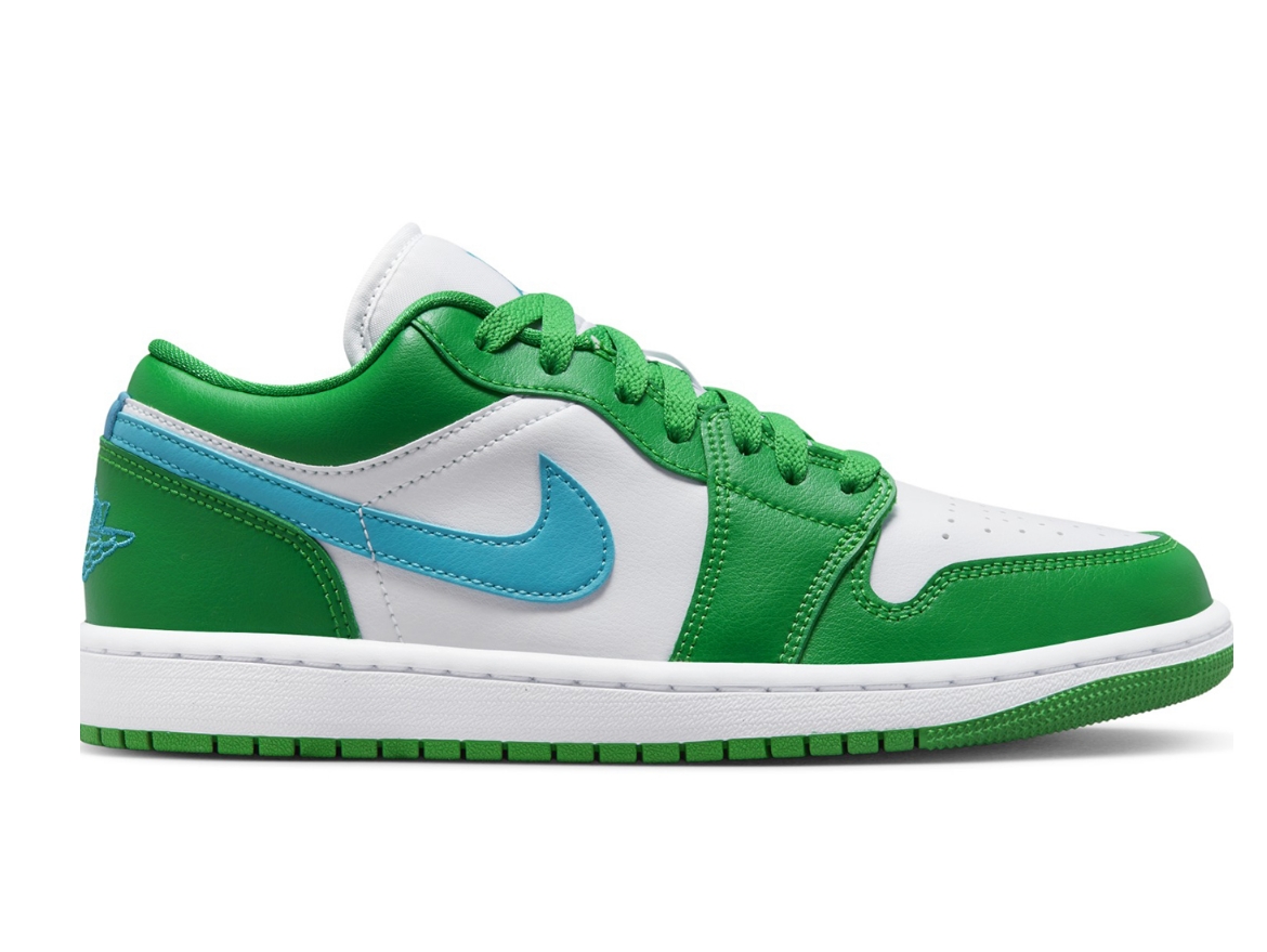 Jordan 1 Low Lucky Green Aquatone (Women's)